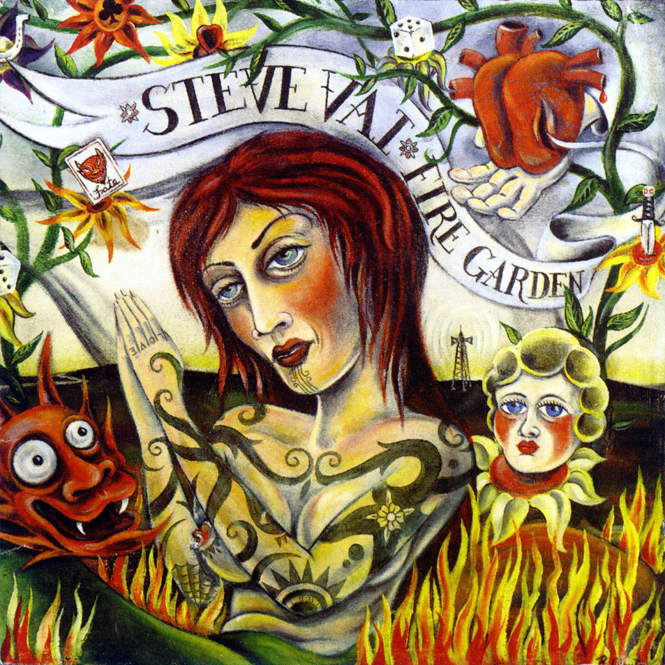 Cartula Frontal de Steve Vai - Fire Garden