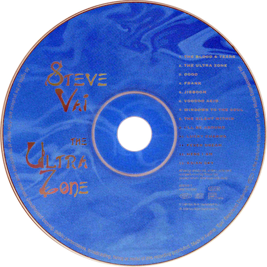 Cartula Cd de Steve Vai - The Ultra Zone