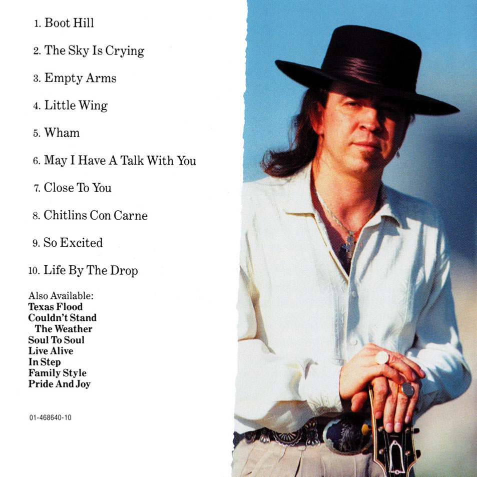 Cartula Interior Frontal de Stevie Ray Vaughan And Double Trouble - The Sky Is Crying