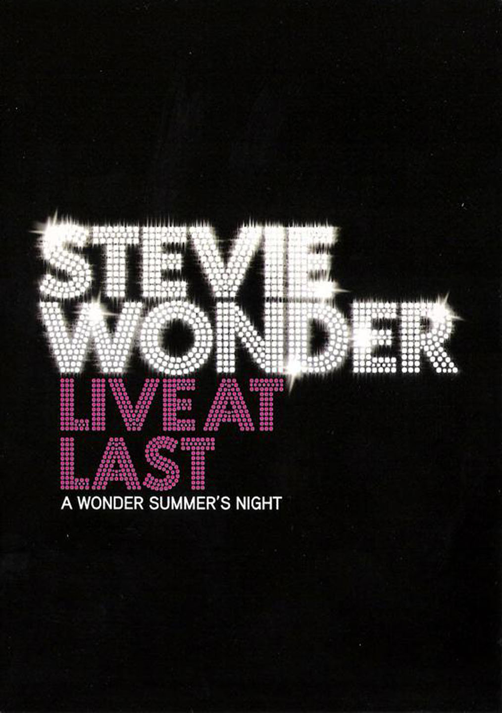 Cartula Interior Frontal de Stevie Wonder - Live At Last A Wonder Summer's Night (Dvd)