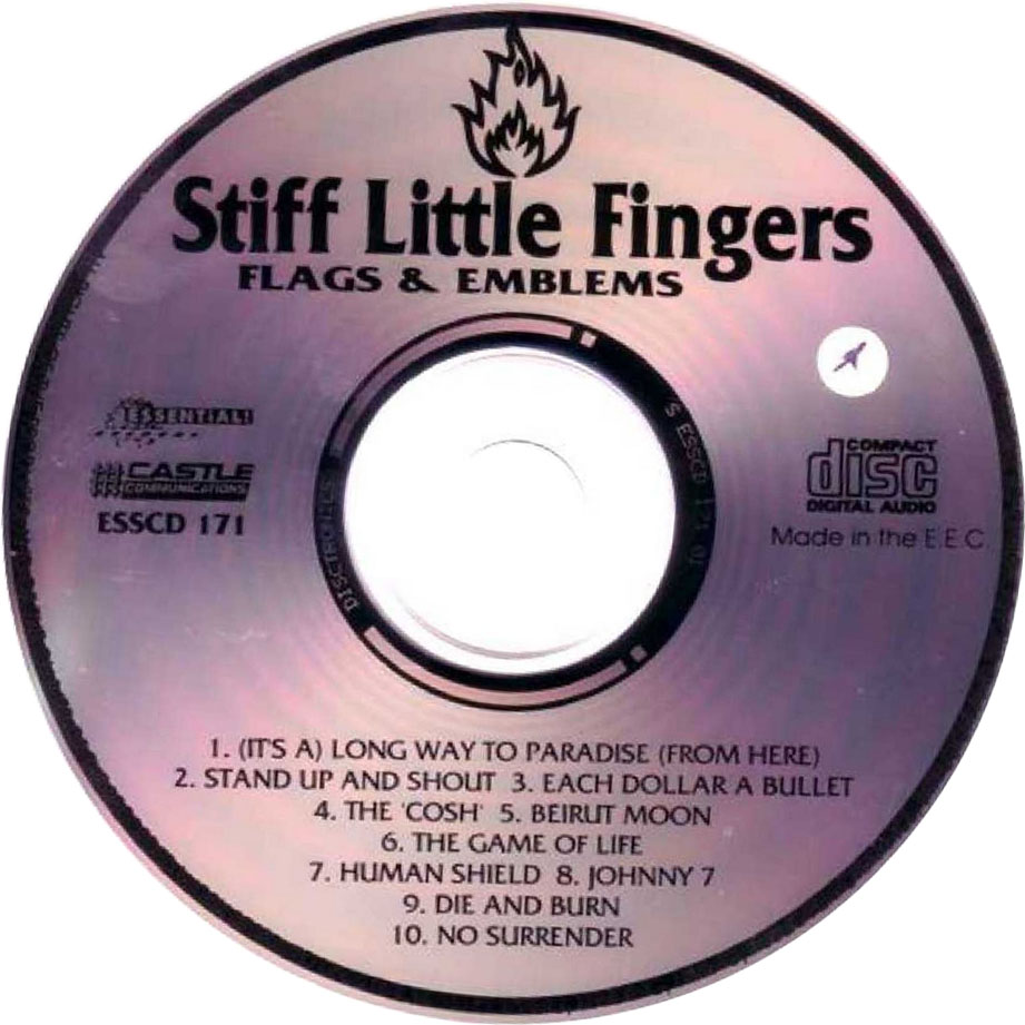 Cartula Cd de Stiff Little Fingers - Flags And Emblems