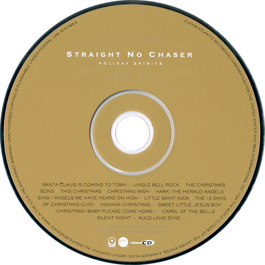 Cartula Cd de Straight No Chaser - Holiday Spirits