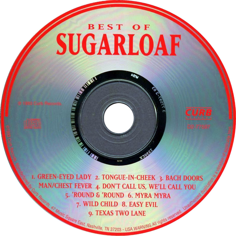 Cartula Cd de Sugarloaf - Best Of Sugarloaf