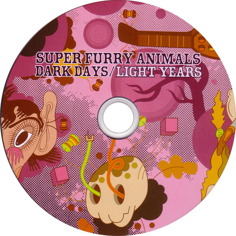 Cartula Cd de Super Furry Animals - Dark Days / Light Years