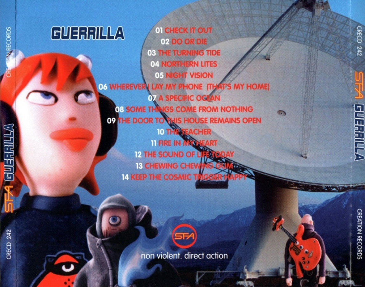 Cartula Trasera de Super Furry Animals - Guerrilla