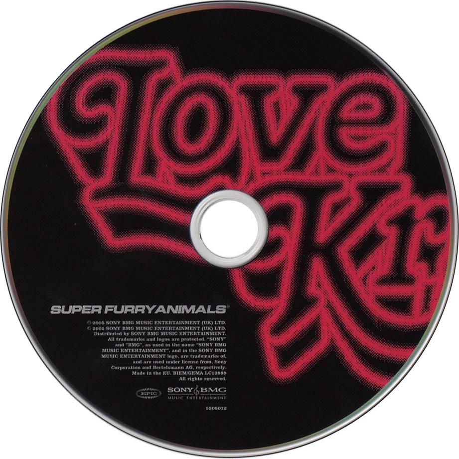 Cartula Cd de Super Furry Animals - Love Kraft