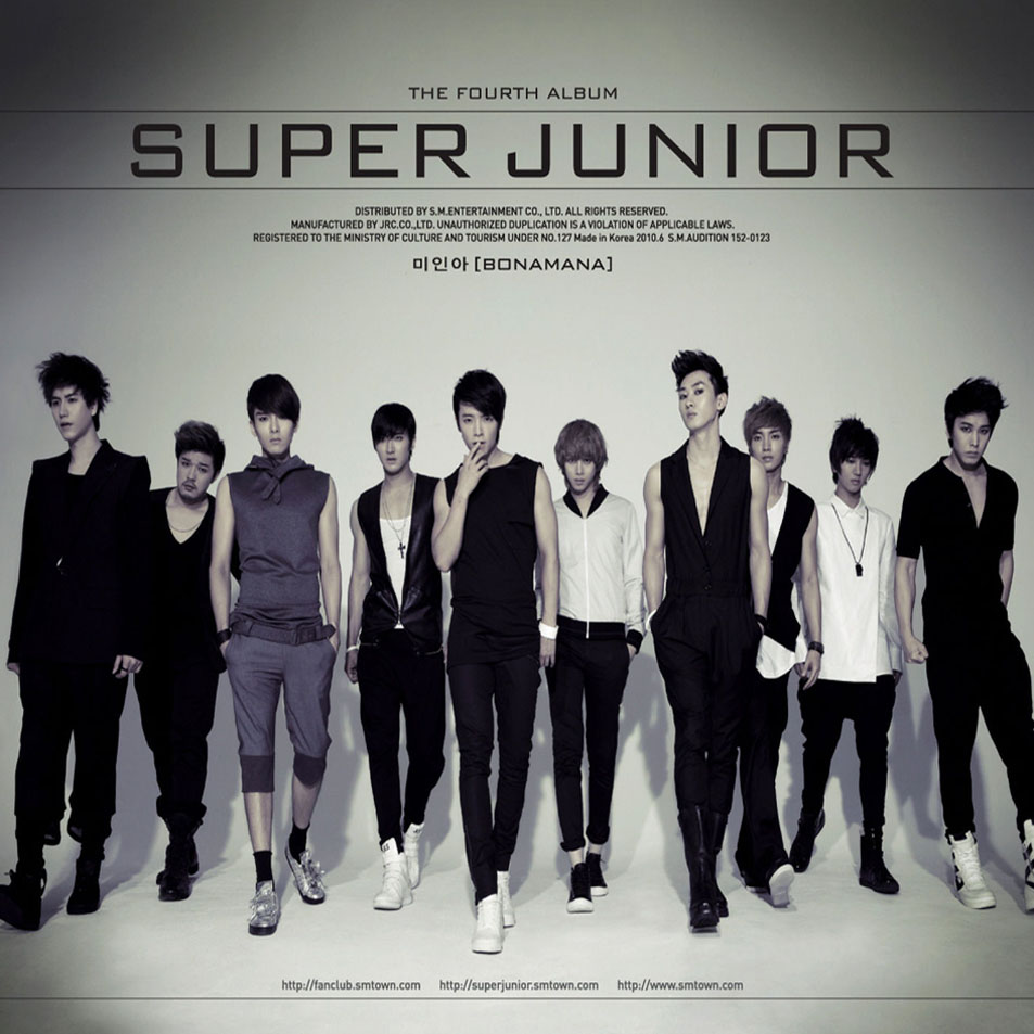 Cartula Frontal de Super Junior - Bonamana (Repackaged)