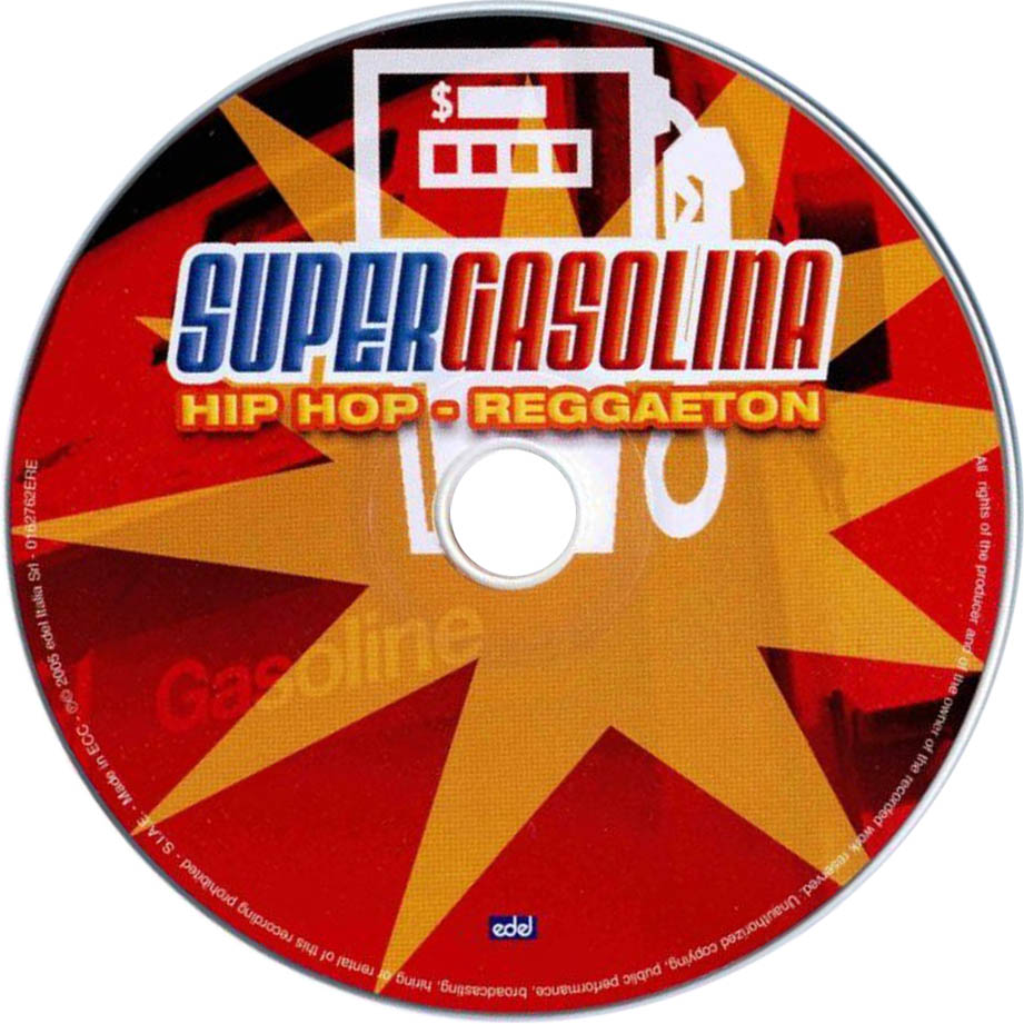 Cartula Cd de Supergasolina (Hip Hop & Reggaeton)