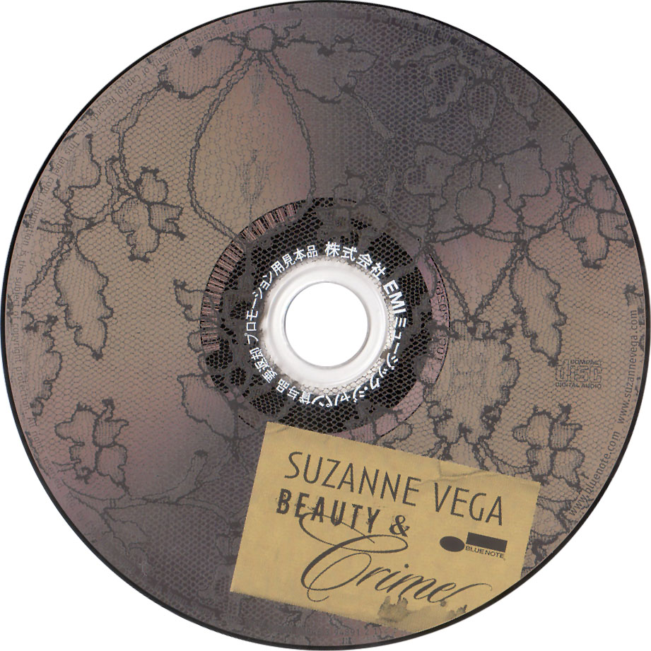 Cartula Cd de Suzanne Vega - Beauty & Crime (Japan Edition)