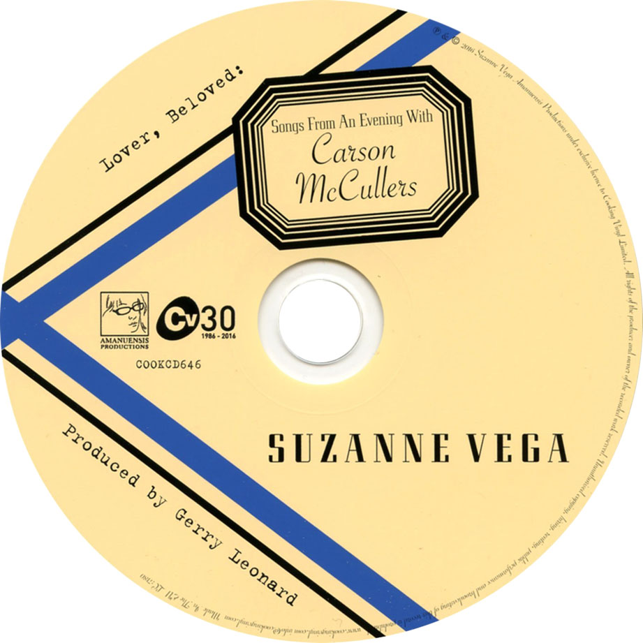 Cartula Cd de Suzanne Vega - Lover, Beloved: Songs From An Evening With Carson Mccullers