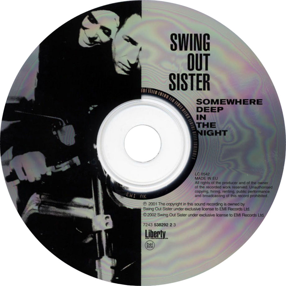 Cartula Cd de Swing Out Sister - Somewhere Deep In The Night
