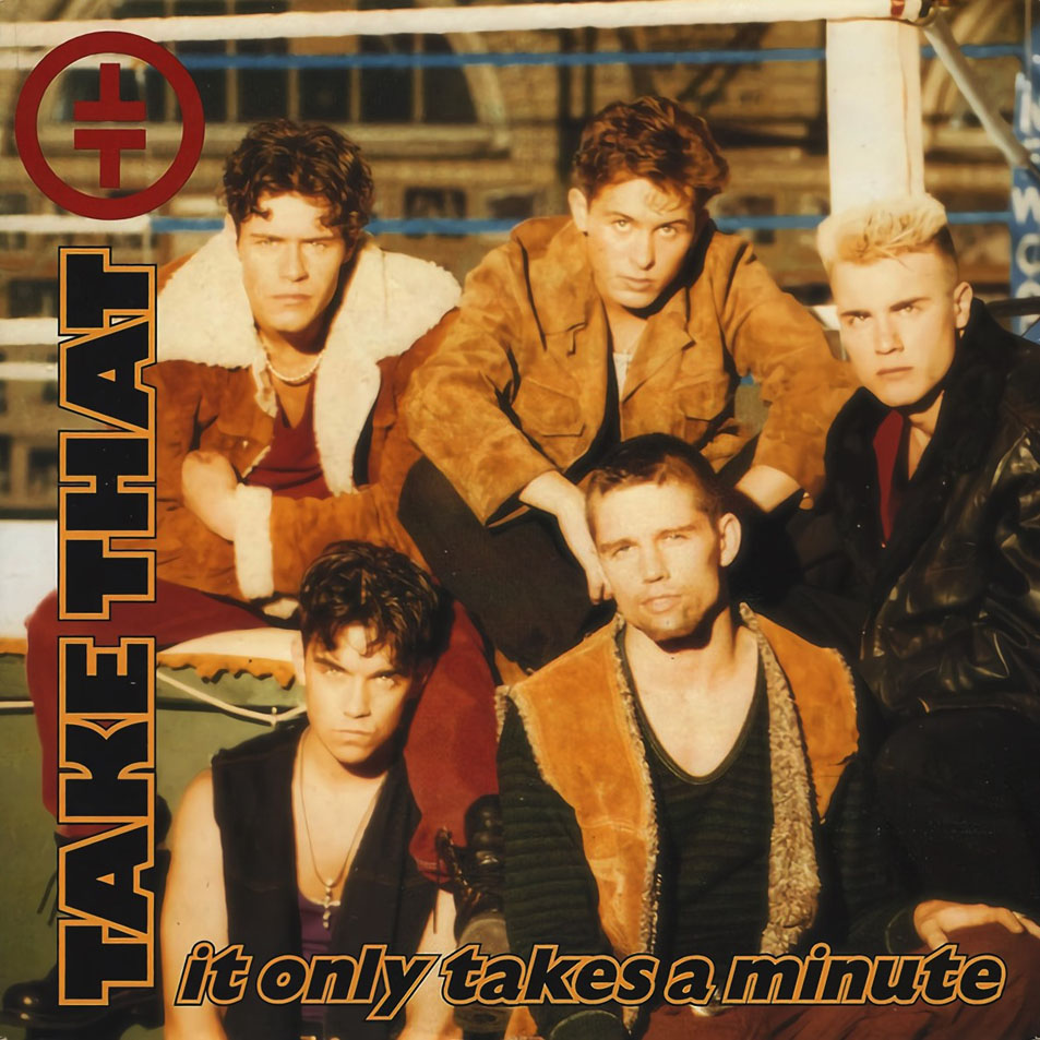Cartula Frontal de Take That - It Only Takes A Minute (Cd Single)