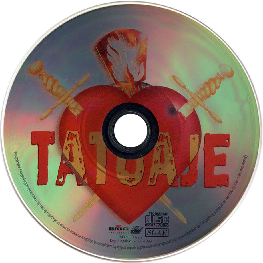 Cartula Cd de Tatuaje