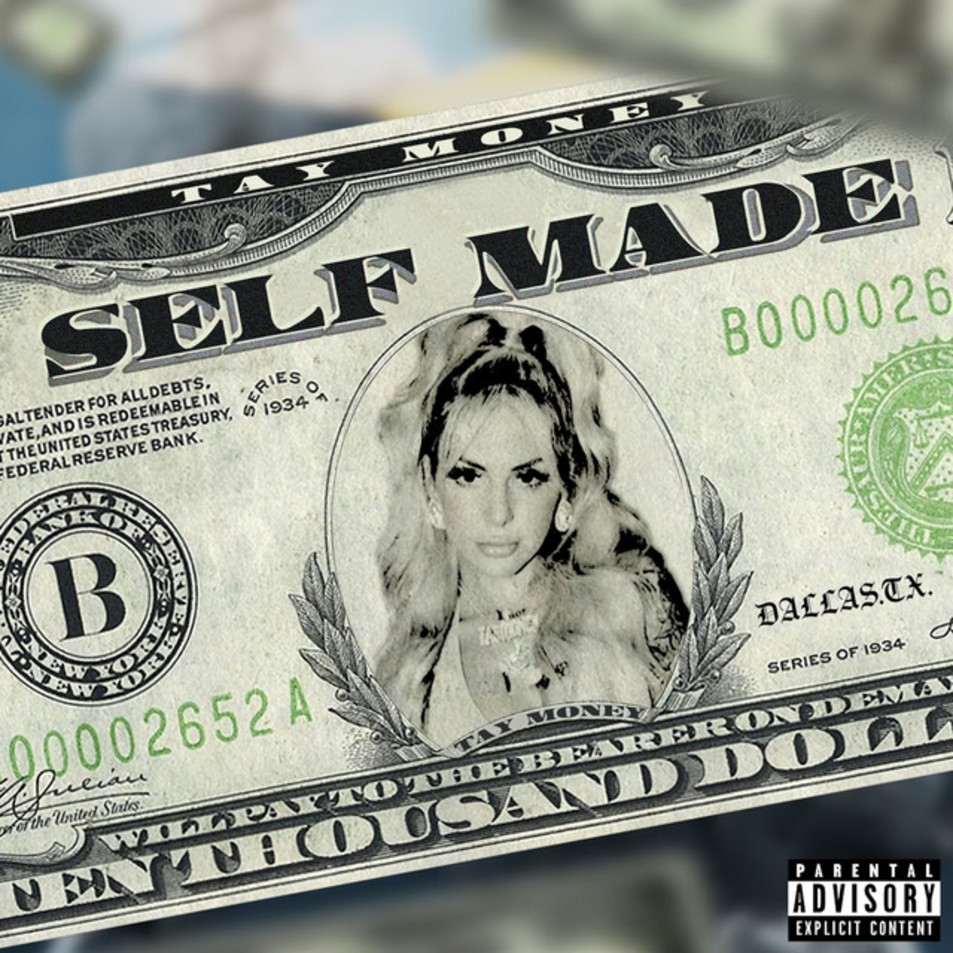 Cartula Frontal de Tay Money - Self Made (Cd Single)