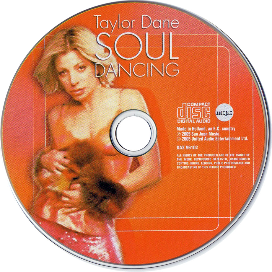 Cartula Cd de Taylor Dayne - Soul Dancing Live