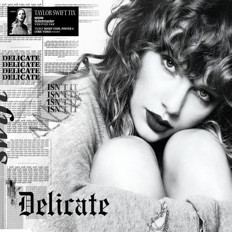Cartula Frontal de Taylor Swift - Delicate (Cd Single)