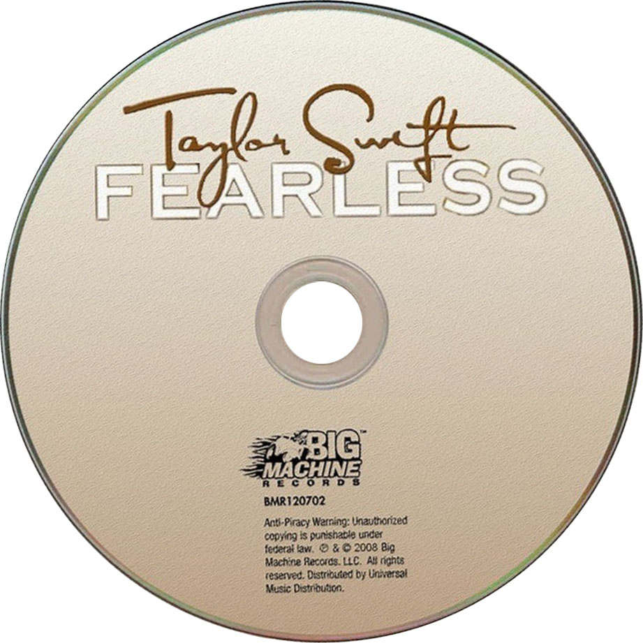Cartula Cd de Taylor Swift - Fearless (Platinum Edition)