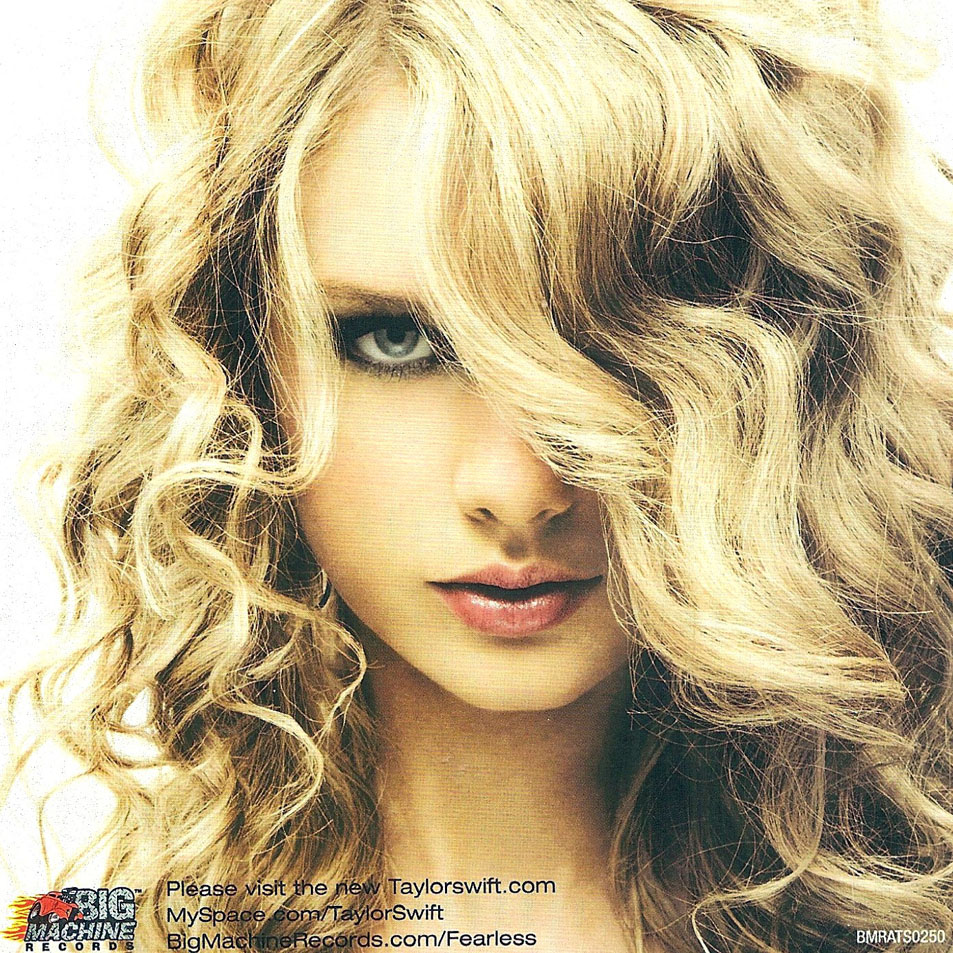 Cartula Interior Frontal de Taylor Swift - Fearless (Platinum Edition)