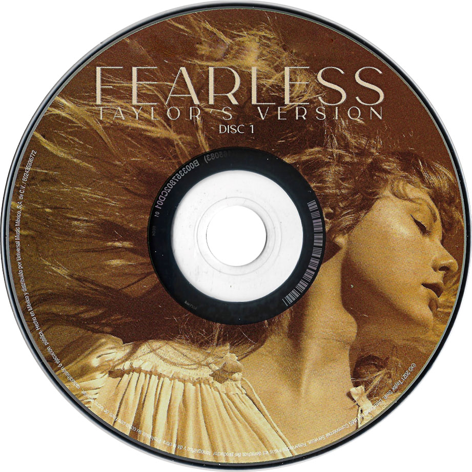 Cartula Cd de Taylor Swift - Fearless (Taylor's Version)