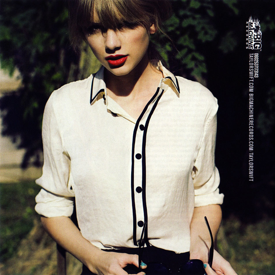 Cartula Interior Frontal de Taylor Swift - Red (Deluxe Edition)