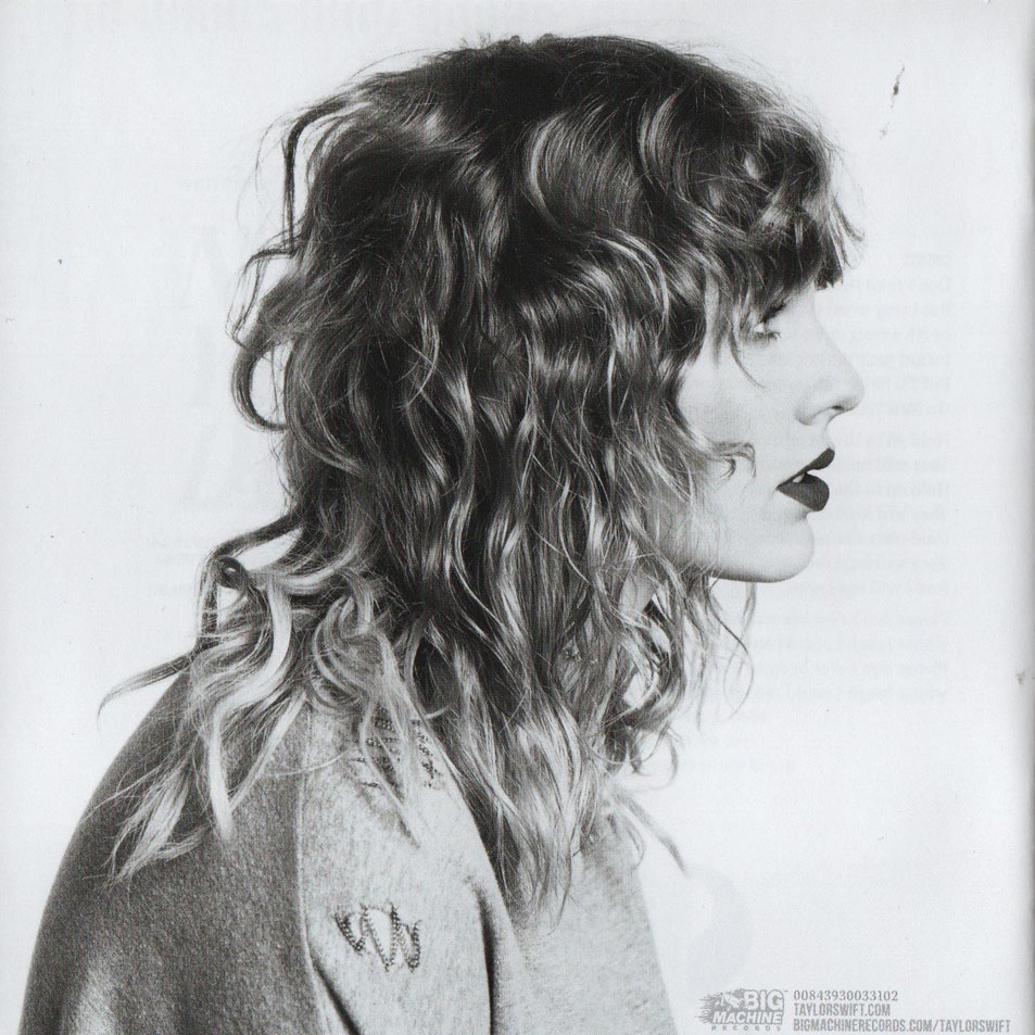 Cartula Interior Frontal de Taylor Swift - Reputation