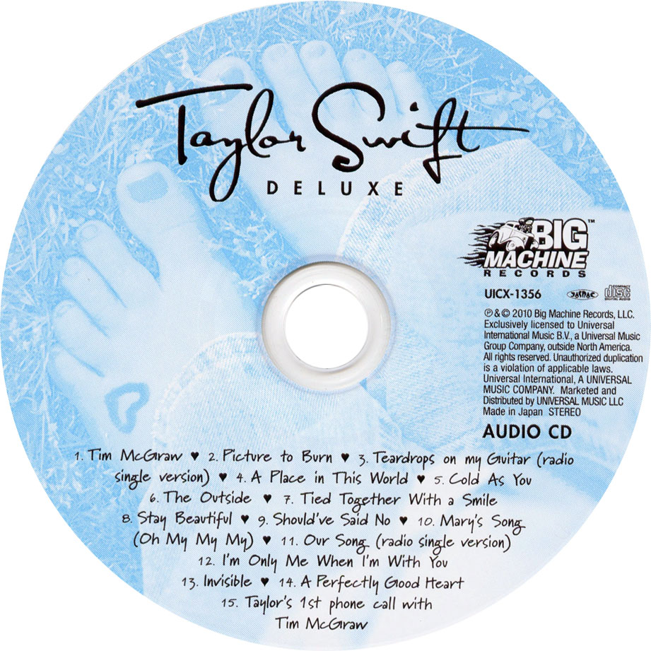 Cartula Cd de Taylor Swift - Taylor Swift (Deluxe)
