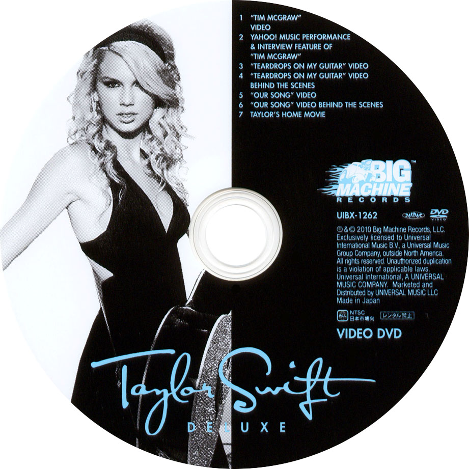 Cartula Dvd de Taylor Swift - Taylor Swift (Deluxe)
