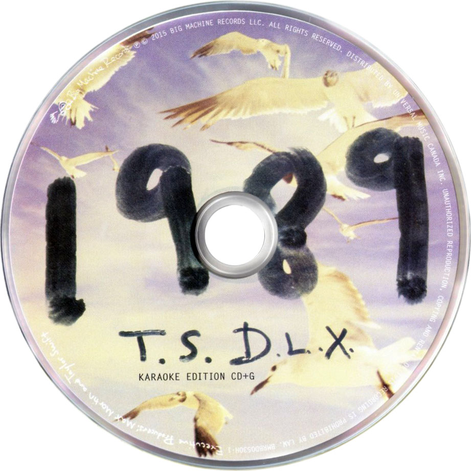 Cartula Cd de Taylor Swift - Taylor Swift Karaoke: 1989 (Deluxe Edition)