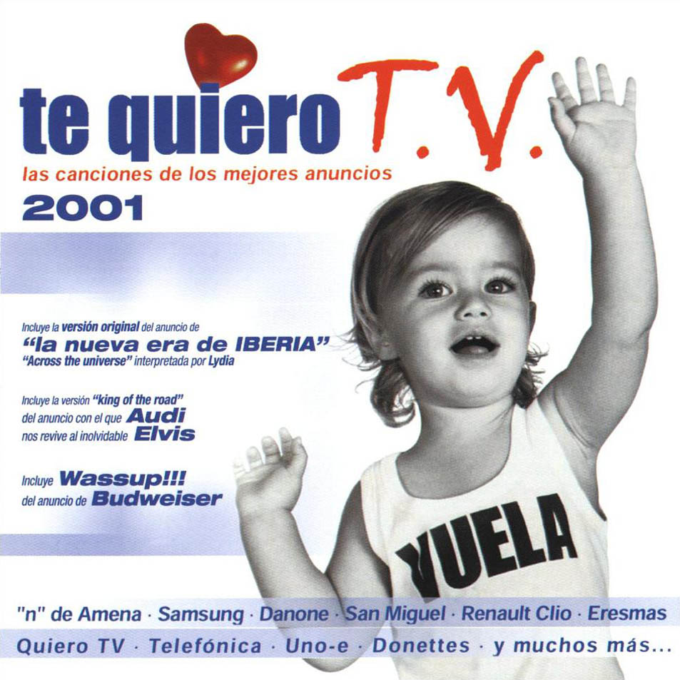 Cartula Frontal de Te Quiero Tv 2001