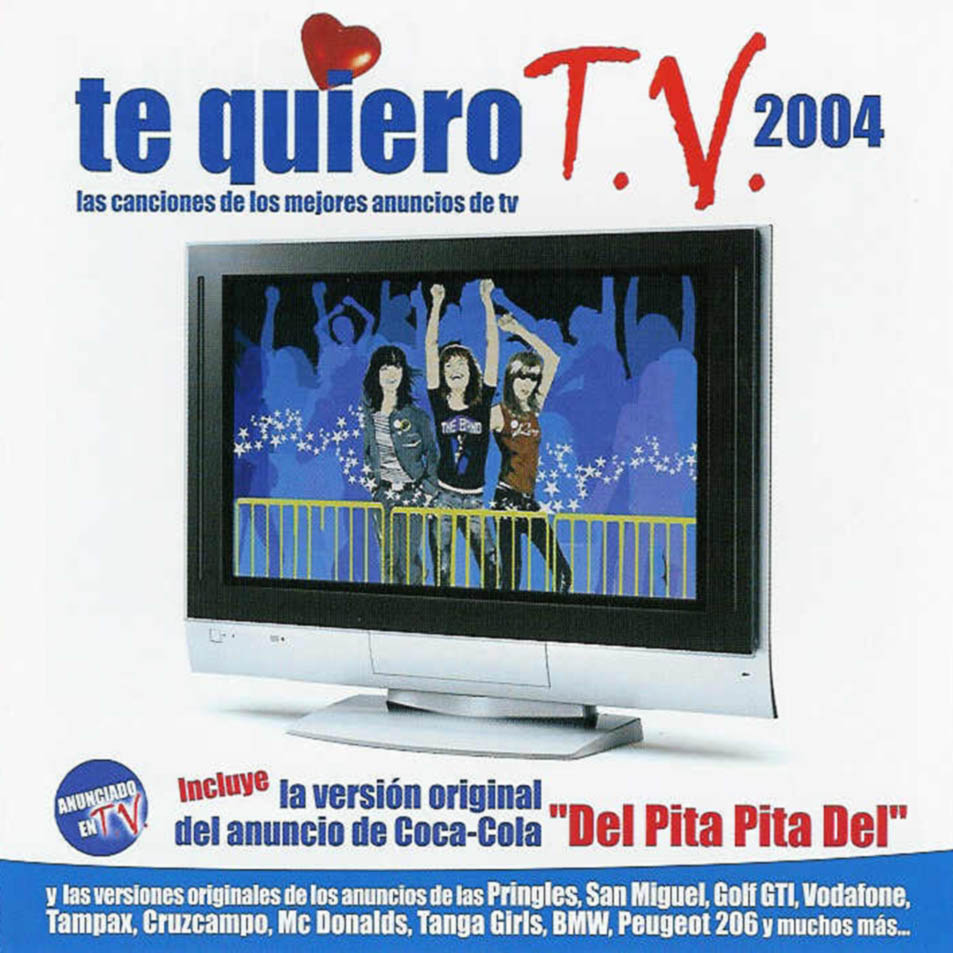 Cartula Frontal de Te Quiero Tv 2004