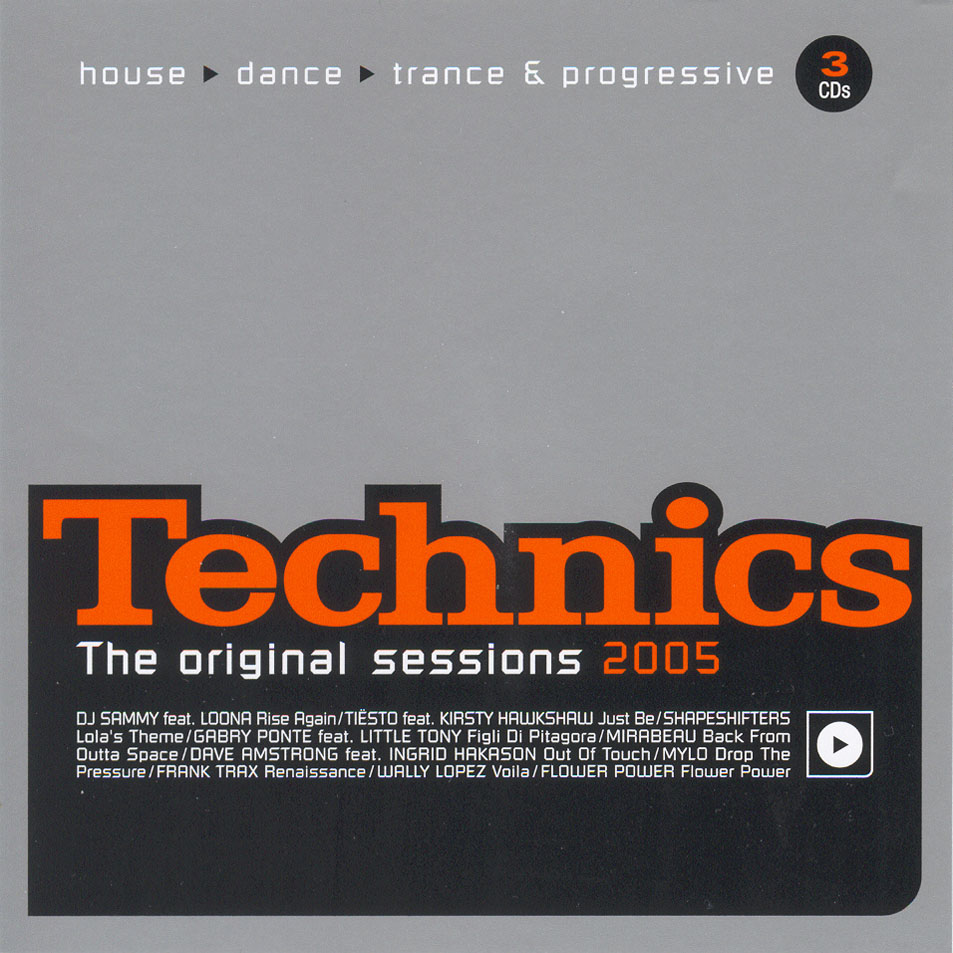 Cartula Frontal de Technics The Original Sessions 2005