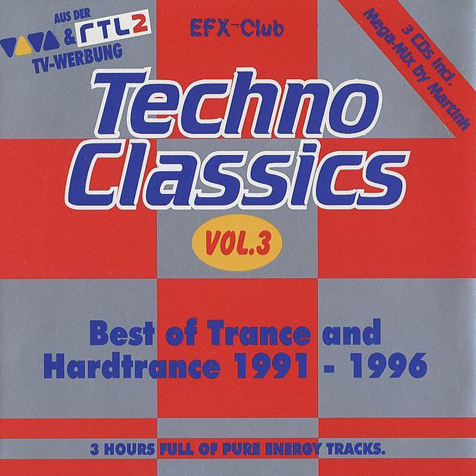 Cartula Frontal de Techno Classics Volume 3