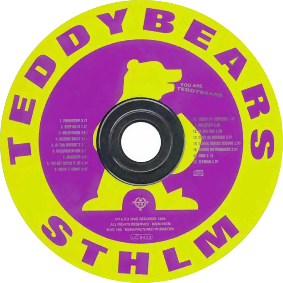 Cartula Cd de Teddybears Sthlm - You Are Teddybears