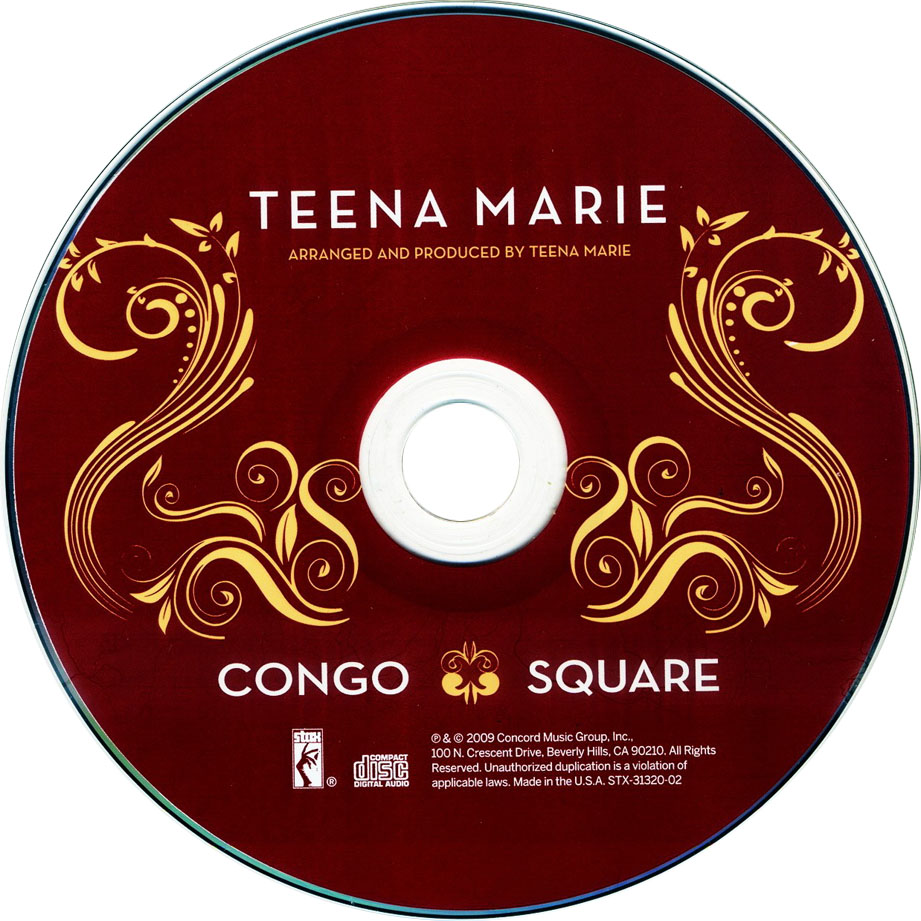 Cartula Cd de Teena Marie - Congo Square