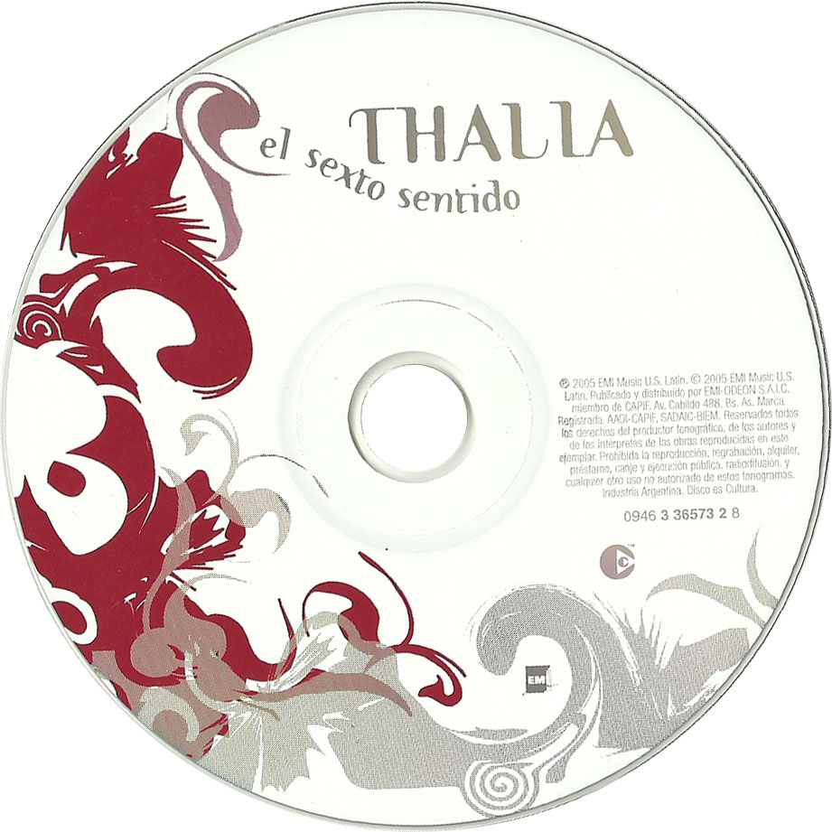 Cartula Cd de Thalia - El Sexto Sentido (Edicion Especial)