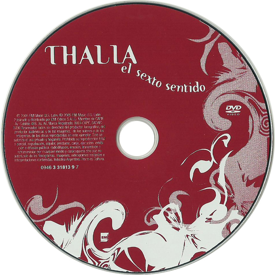 Cartula Dvd de Thalia - El Sexto Sentido (Edicion Especial)