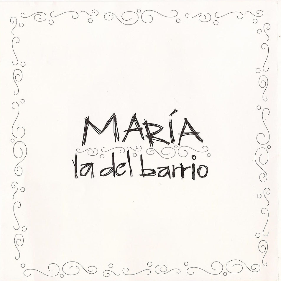 Cartula Interior Frontal de Thalia - Maria La Del Barrio (Cd Single)