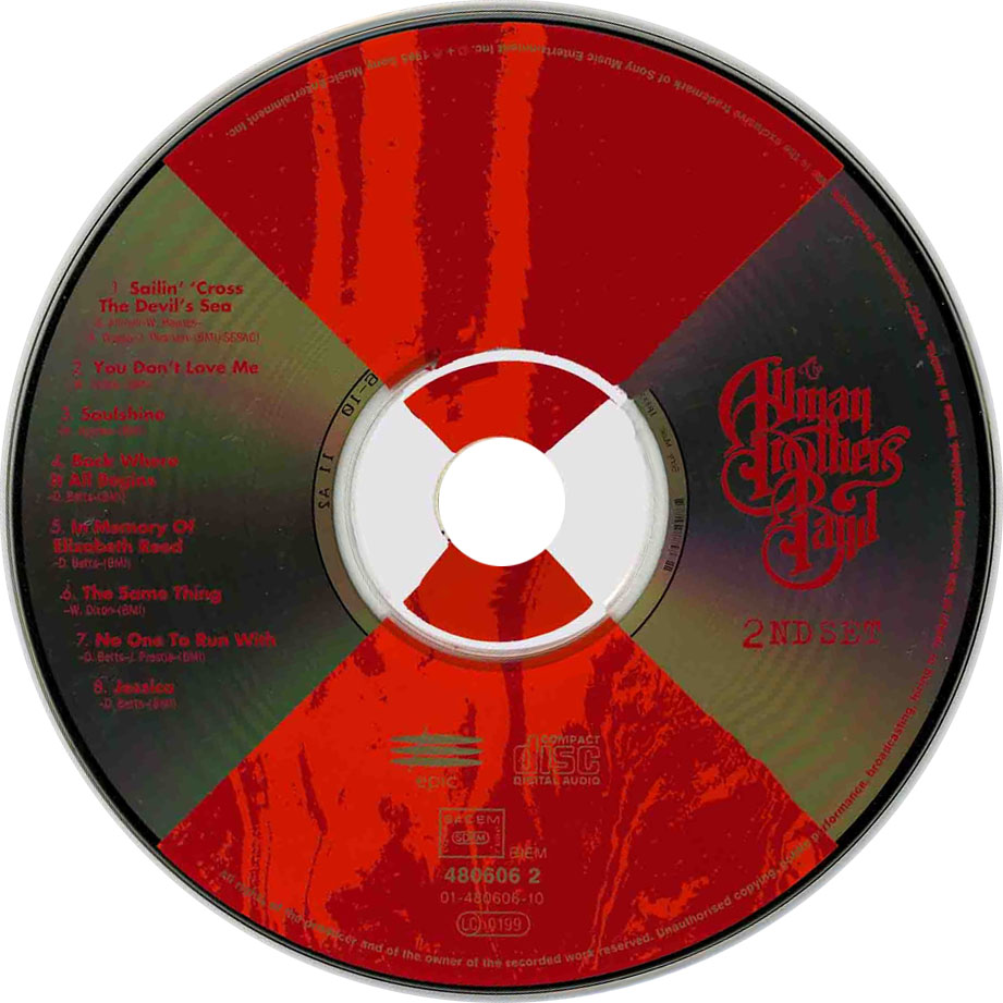 Cartula Cd de The Allman Brothers Band - An Evening With The Allman Brothers Band: 2nd Set