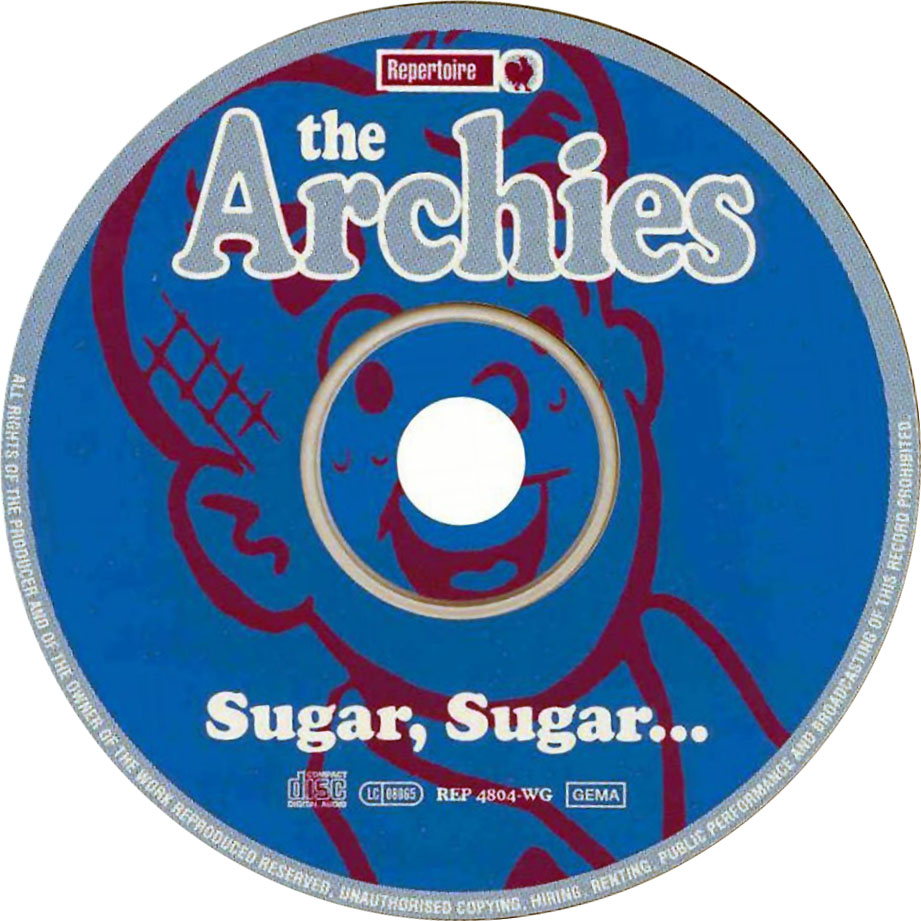 Cartula Cd de The Archies - Sugar, Sugar... (1999)
