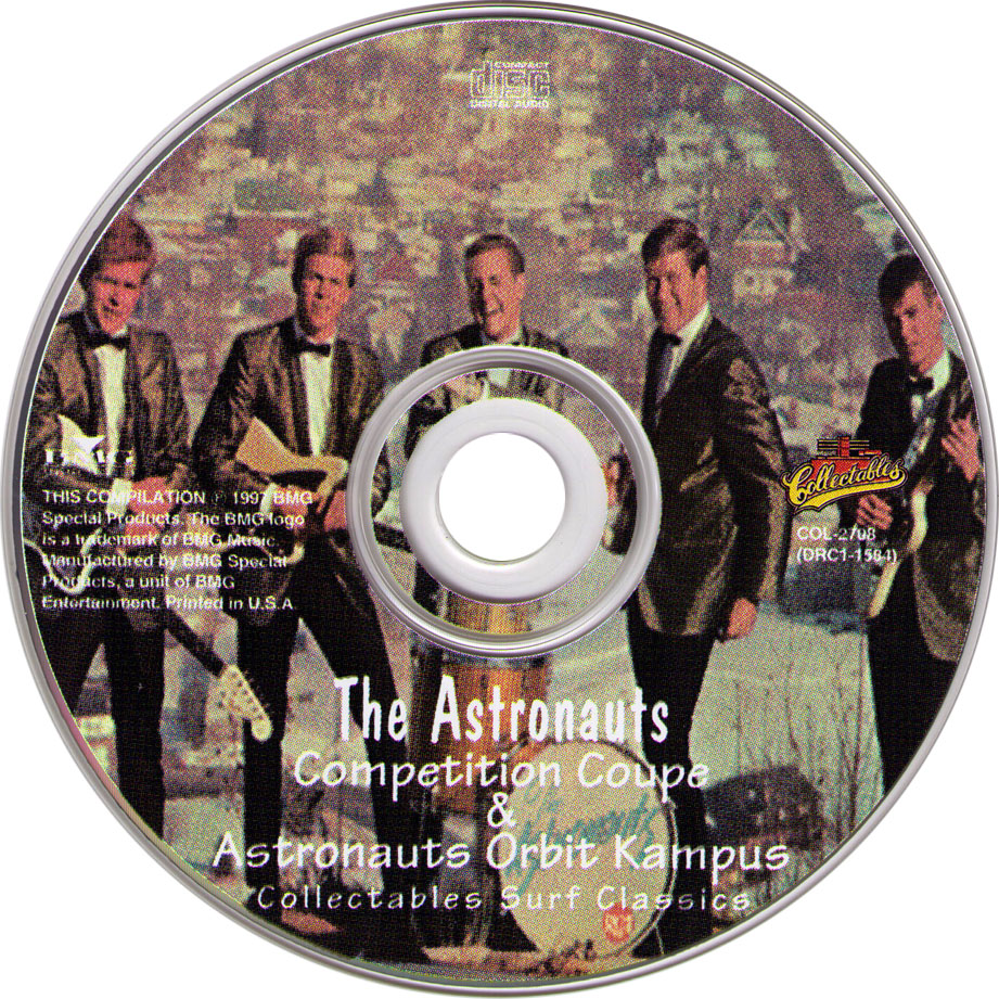 Cartula Cd de The Astronauts - Competition Coupe / Astronauts Orbit Campus