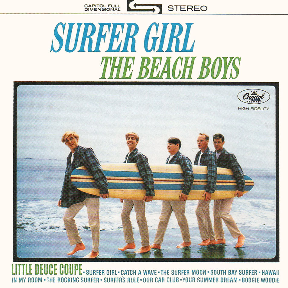 Cartula Frontal de The Beach Boys - Surfer Girl