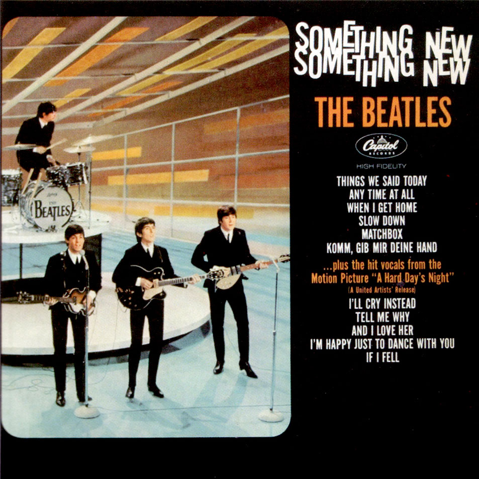 Cartula Frontal de The Beatles - Something New