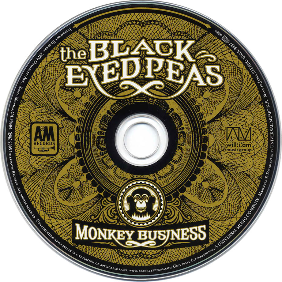 Cartula Cd de The Black Eyed Peas - Monkey Business