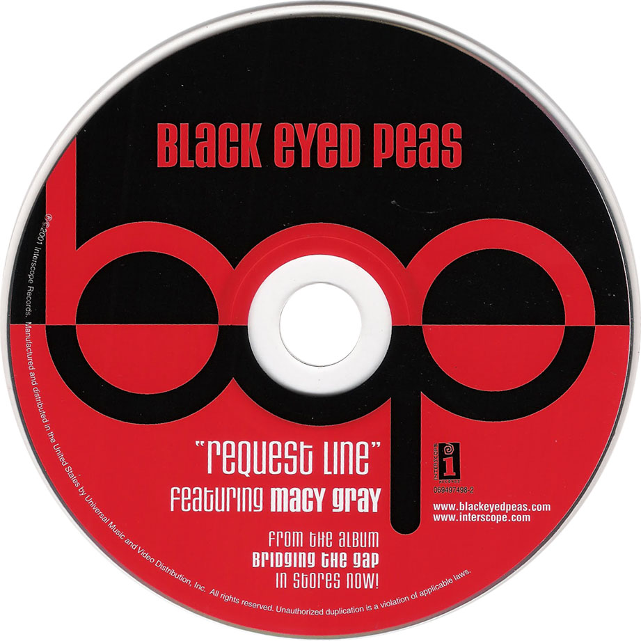 Cartula Cd de The Black Eyed Peas - Request & Line (Featuring Macy Gray) (Cd Single)