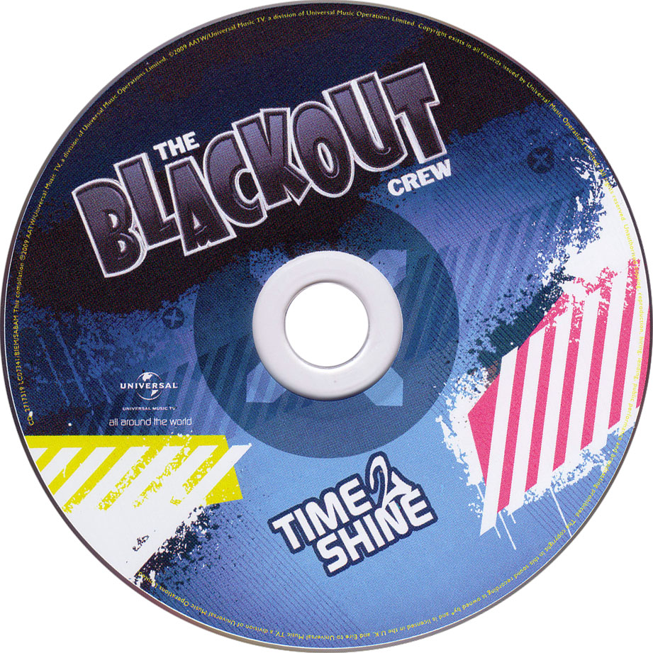 Cartula Cd de The Blackout Crew - Time 2 Shine