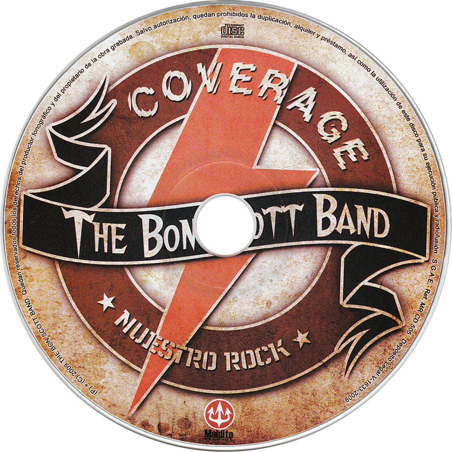 Cartula Cd de The Bon Scott Band - Coverage Nuestro Rock