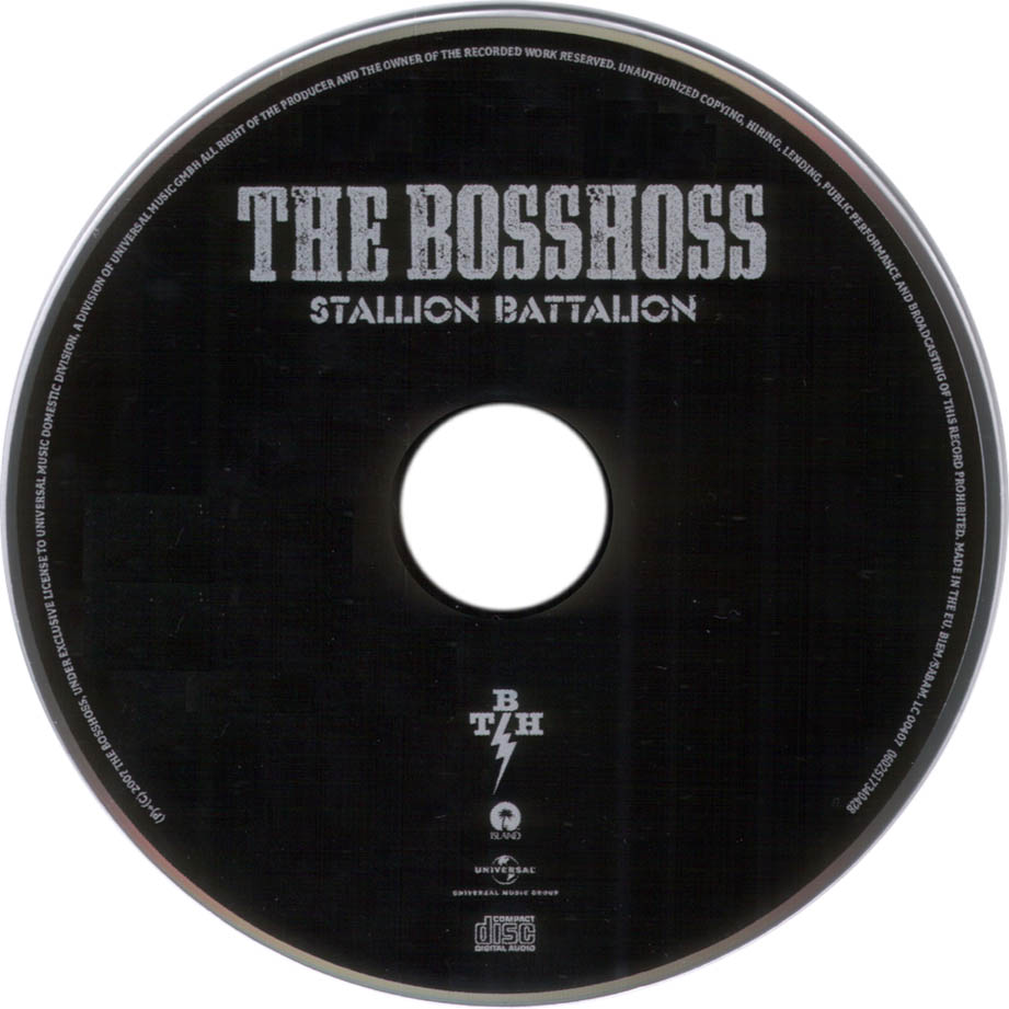 Cartula Cd de The Bosshoss - Stallion Battalion