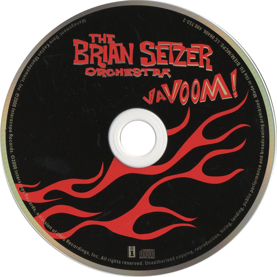 Cartula Cd de The Brian Setzer Orchestra - Vavoom!