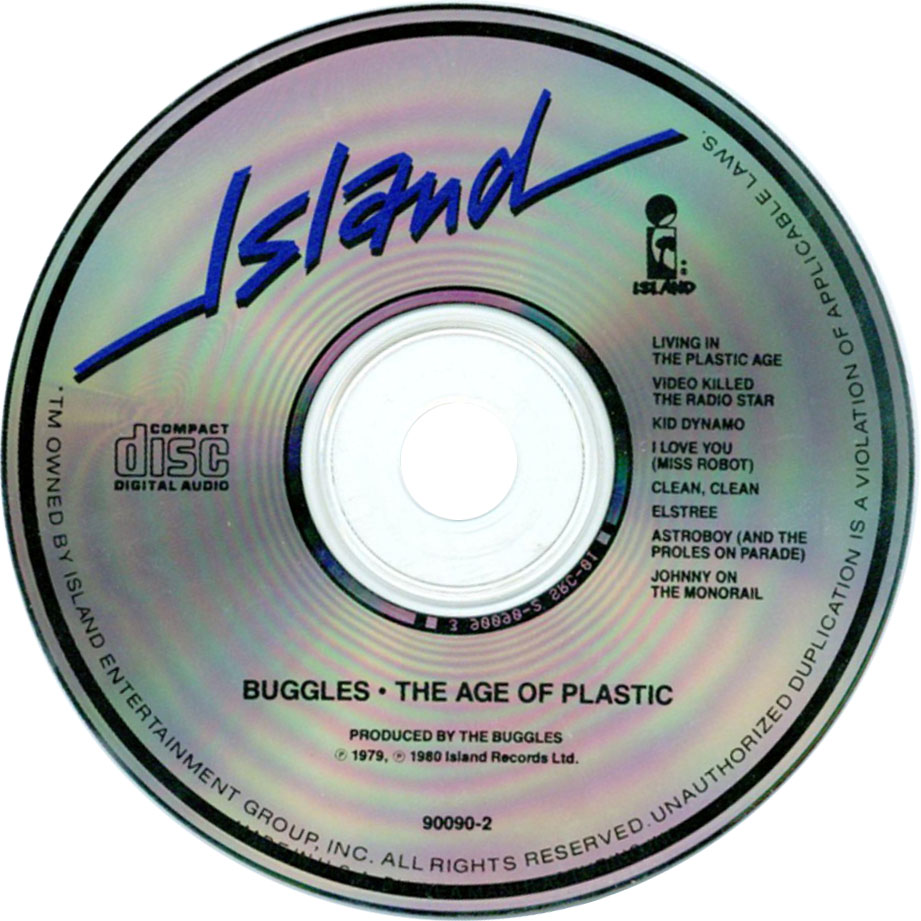 Cartula Cd de The Buggles - The Age Of Plastic