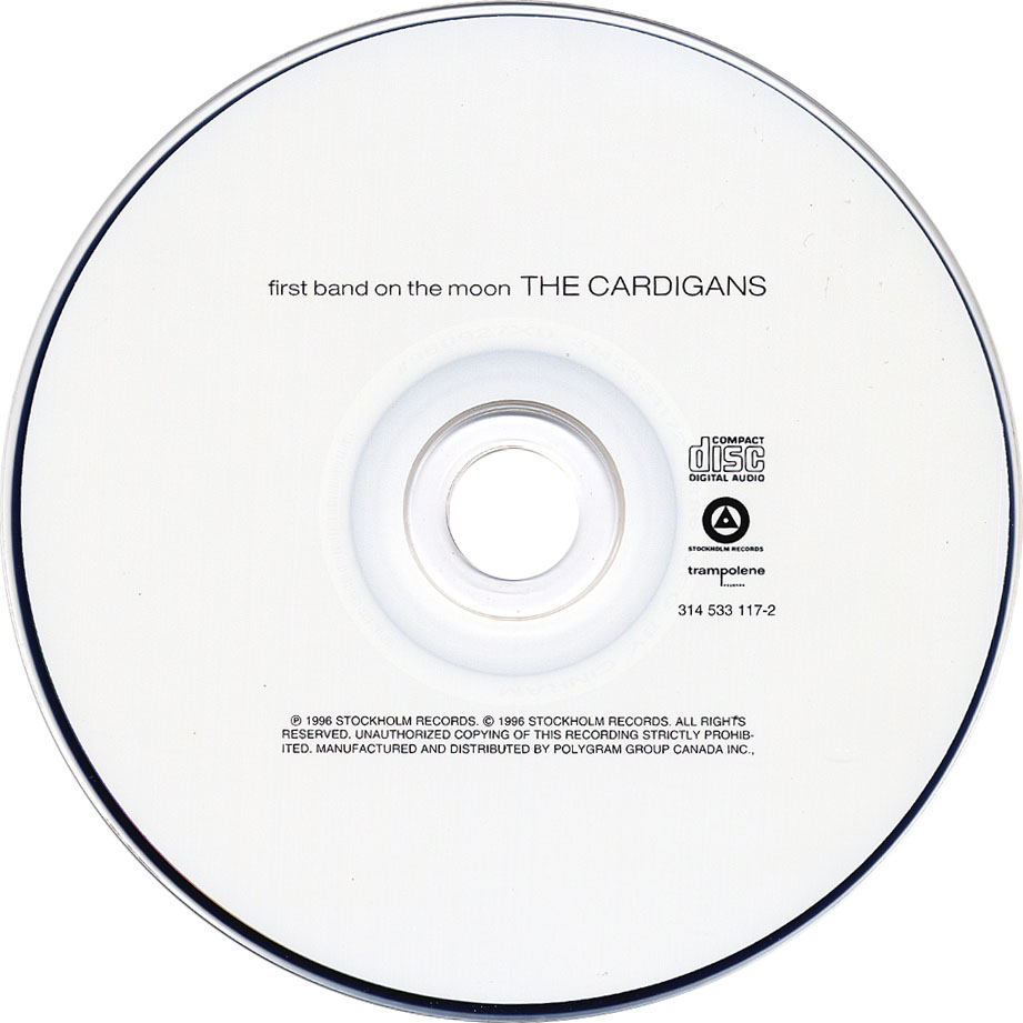 Cartula Cd de The Cardigans - First Band On The Moon